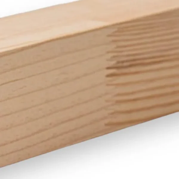 Pack de 6 unités de bois profilé lamellé de pin KKK sans nœuds – 72 x 86 x 2000 mm – Image 2
