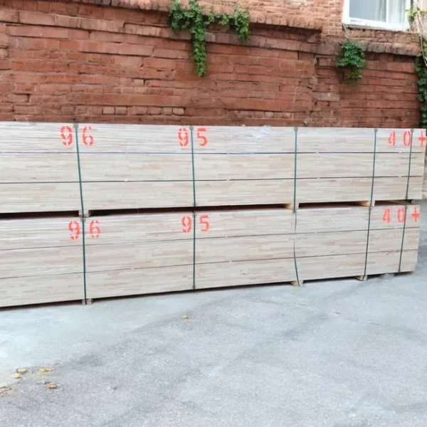 Pack de 6 unités de bois profilé lamellé de pin KKK sans nœuds – 72 x 86 x 2000 mm – Image 3