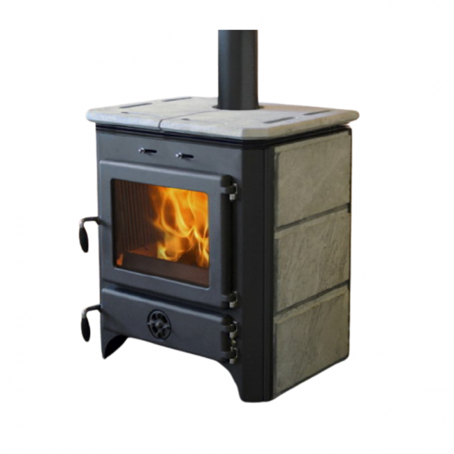 Poêle à Bois/Charbon Vulkan 14kW