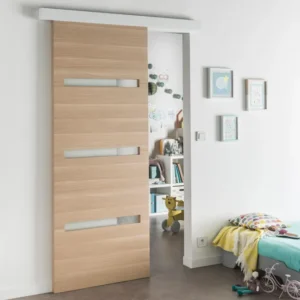 Porte Coulissante MDF Vitrée Madrid 2 – H.204 x L.73 cm