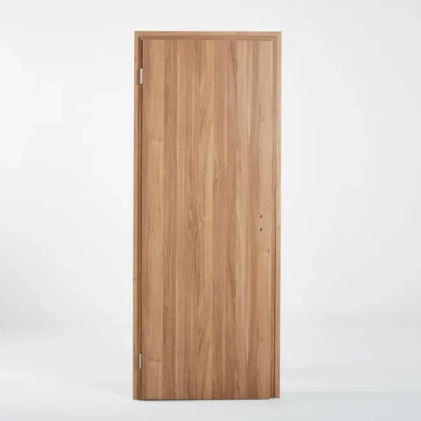 Bloc-Porte Rénovation Bois Noyer – H.204 x L.73 cm, Poussant Gauche – Image 4