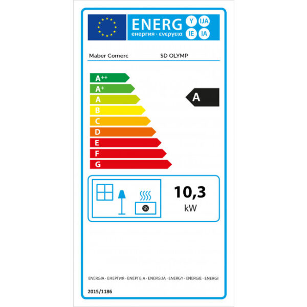 Poêle à Bois/Charbon Olymp Plus 10.3kW – Image 3