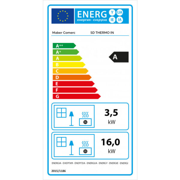 Poêle à Bois/Charbon Hydro Thermo In 19kW – Image 3