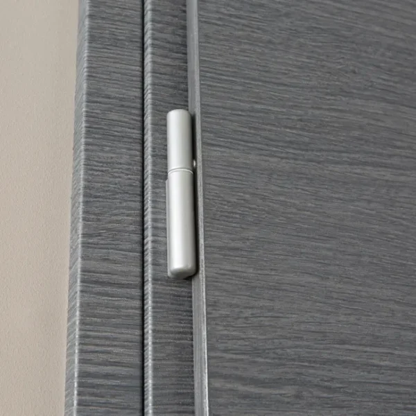 Bloc-Porte Rénovation MDF London Gris 204×73 cm, Poussant Gauche – Image 4