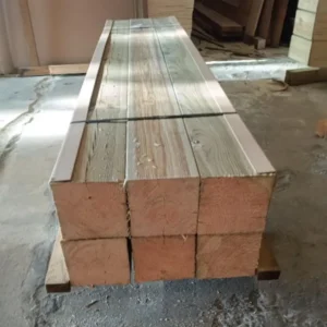 Pack de 6 poteaux en bois de pin traité – 14 x 14 x 200 cm