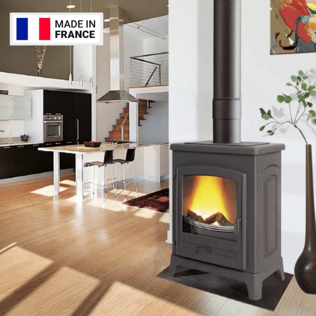 Poêle à bois Fontemont Godin 12kW – Image 2