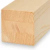 Pack de 6 unités de bois profilé lamellé de pin KKK sans nœuds – 72 x 105 x 2000 mm