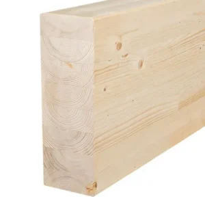 Poutre en bois de sapin lamellé – 100 x 100 x 2100 mm