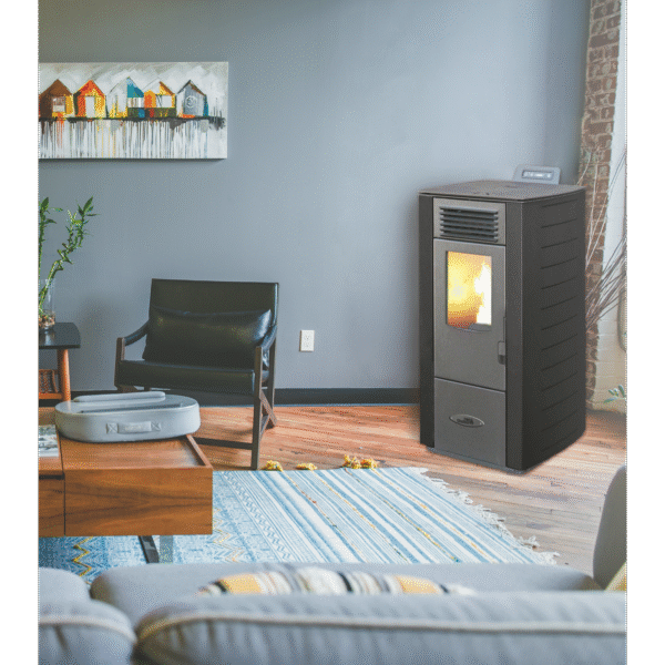 Poêle à granulés Nonza Canalisable 10kW – Image 4