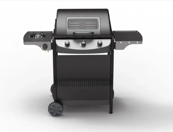 Rado – Barbecue gaz 3 + 1 brûleurs avec ustensiles