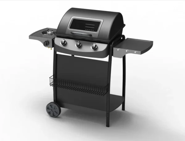 Rado – Barbecue gaz 3 + 1 brûleurs avec ustensiles – Image 3