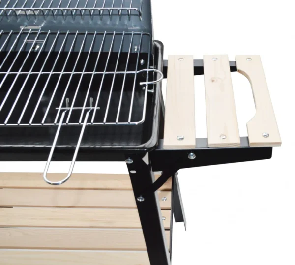 Barbecue mobile au charbon de bois 48 x 28 cm TABARANO – Image 2