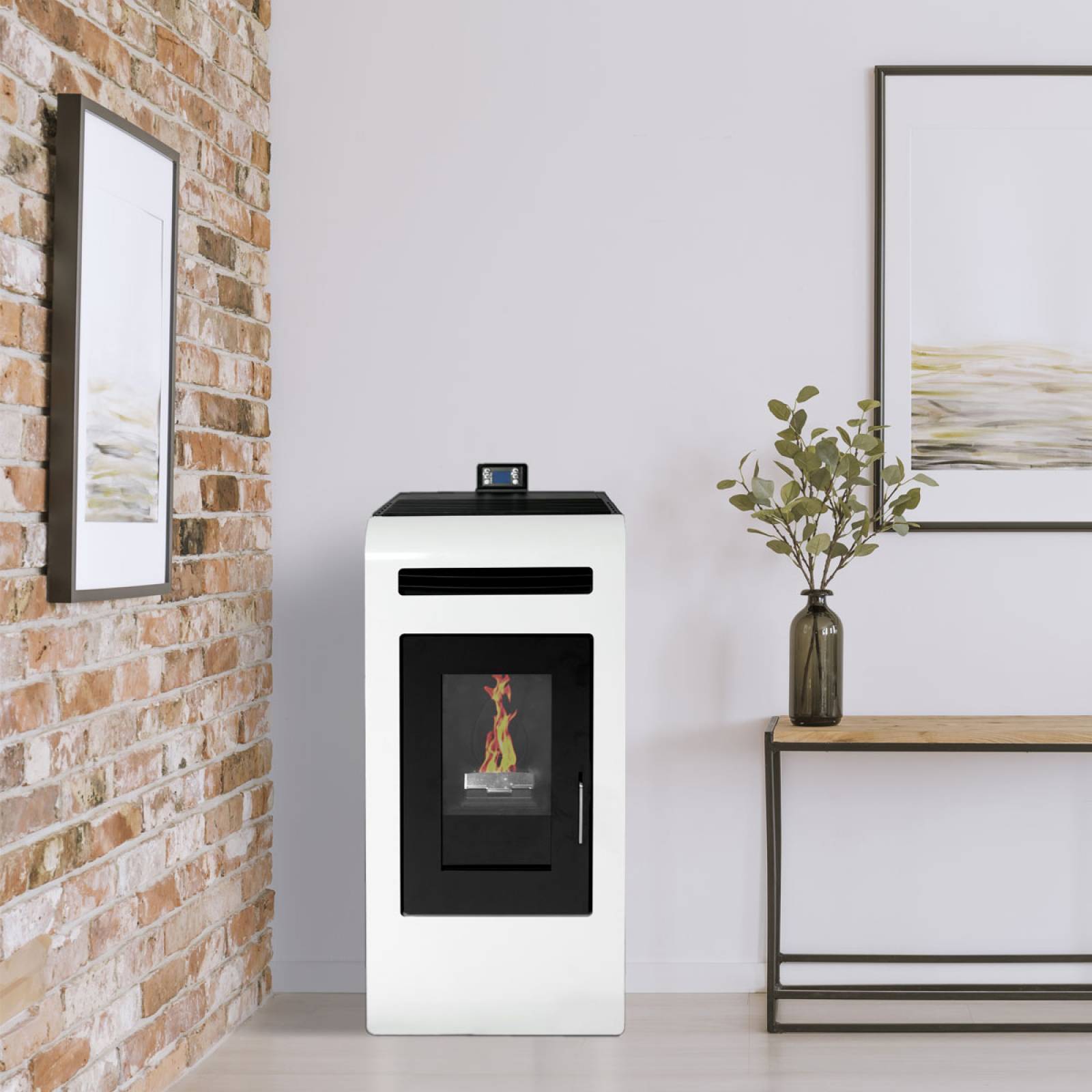 Poêle à Granulés Cayenne en fonctionnement