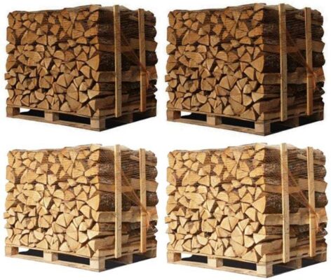 Bois de chauffage en palette