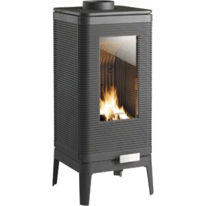 Poêle à bois en fonte « Iwaki – Anthracite
