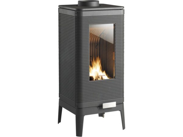Poêle à bois en fonte « Iwaki – Anthracite