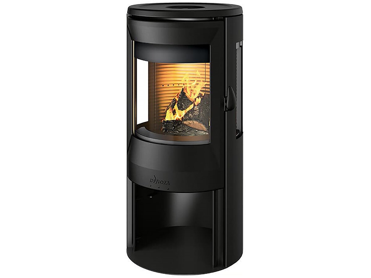 Poêle à bois en fonte « Aratos » – 105 x 52,7 x 45,3 cm – 8 kW – Anthracite
