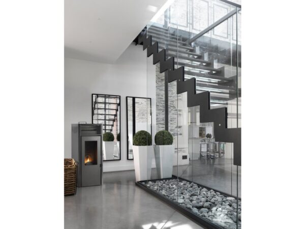 Poêle à granulé Monobloc « Nola 7 » Noir – Image 2