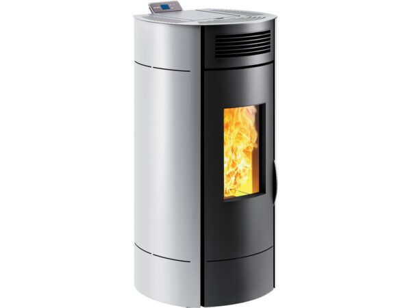 Poêle à granulés « Lodi 8  » étanche – 3,1 à 8 kW – Wifi – Blanc